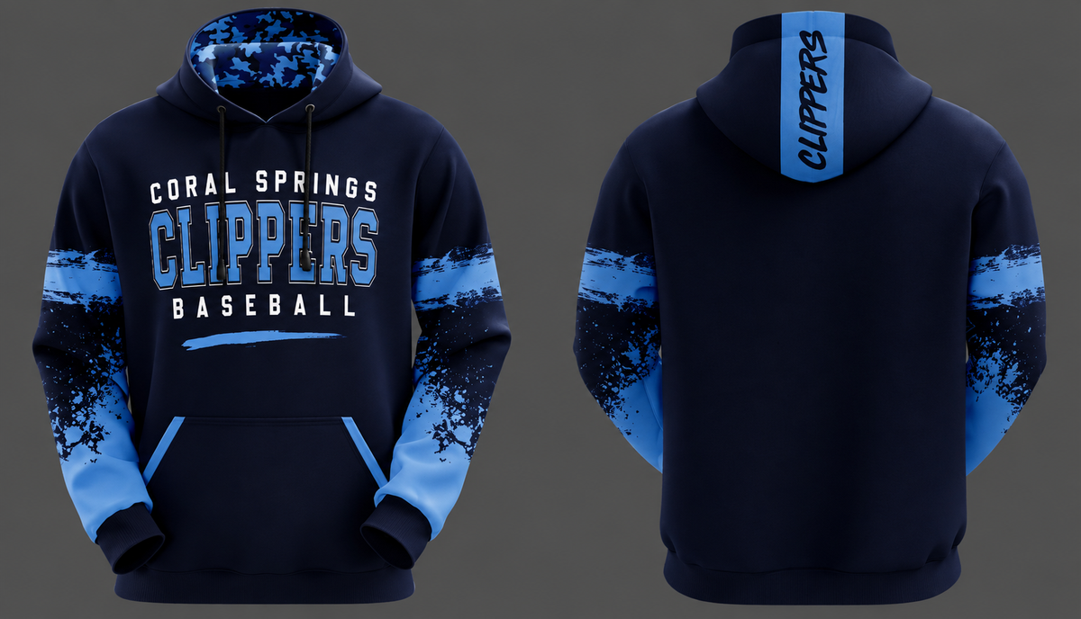 Coral Springs Clippers Baseball Hoodie