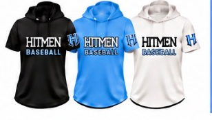 Hitmen Baseball Short Sleeve Hoodie