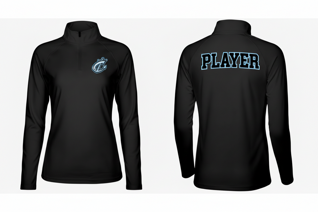 Womens Clippers quarter zip