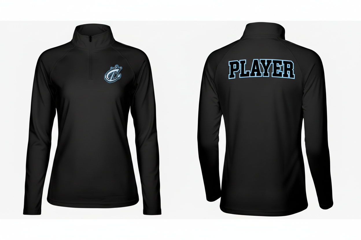 Womens Clippers quarter zip